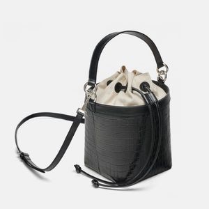 Zara Bags - Zara croc cube bag Zara Bags - Zara croc cube bag